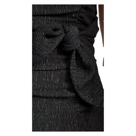 NEW GANNI strapless stretch-crepe top in black - Picture 4 of 4